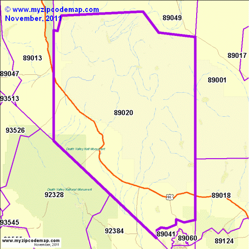 map of 89020