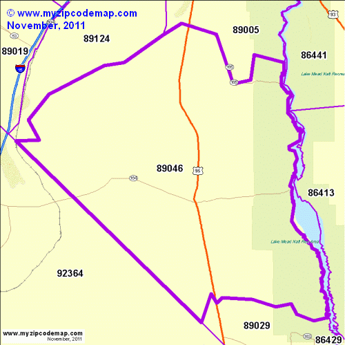 map of 89046