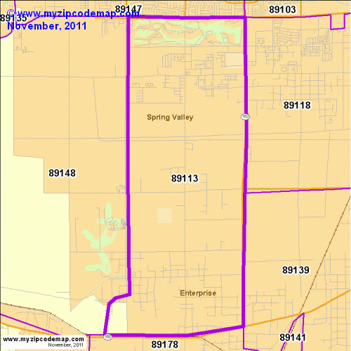 map of 89113