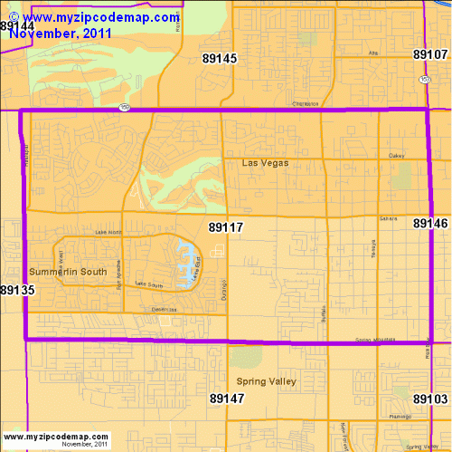 map of 89117