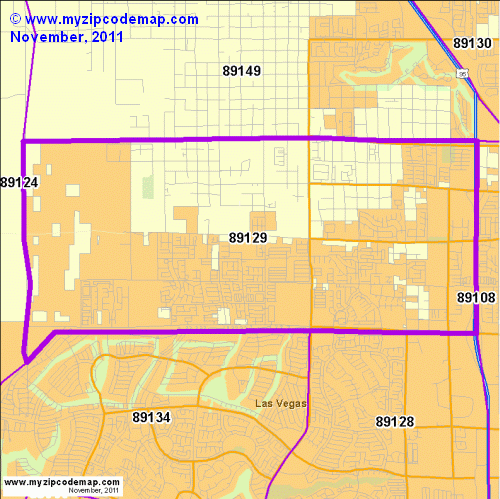 map of 89129