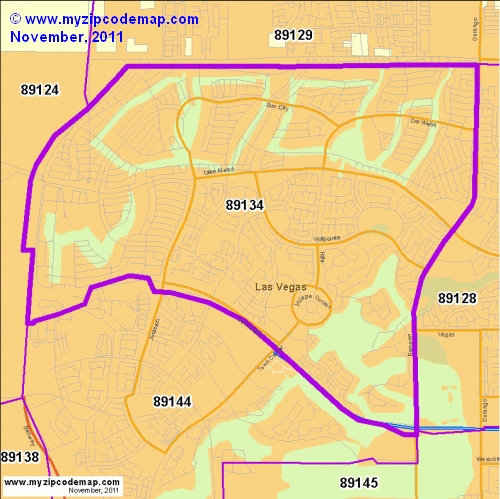 map of 89134