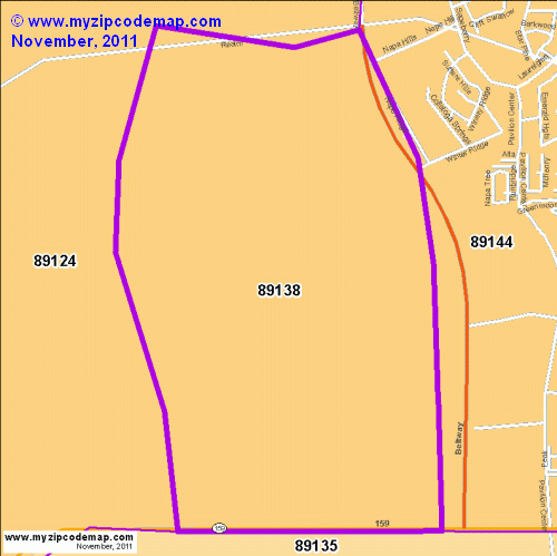map of 89138