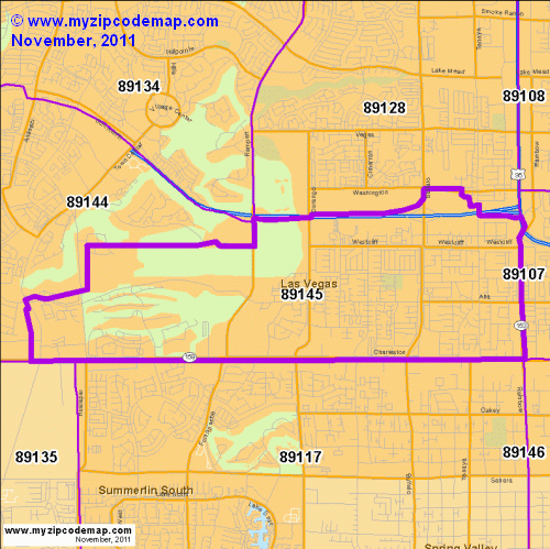 map of 89145