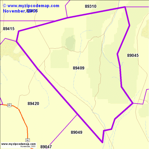 map of 89409