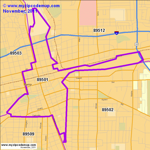 map of 89501