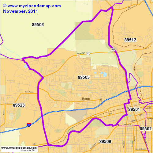 map of 89503