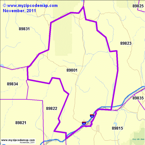 map of 89801