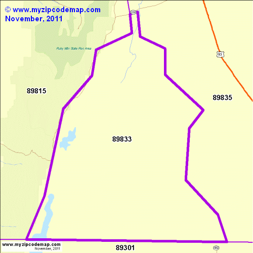 map of 89833