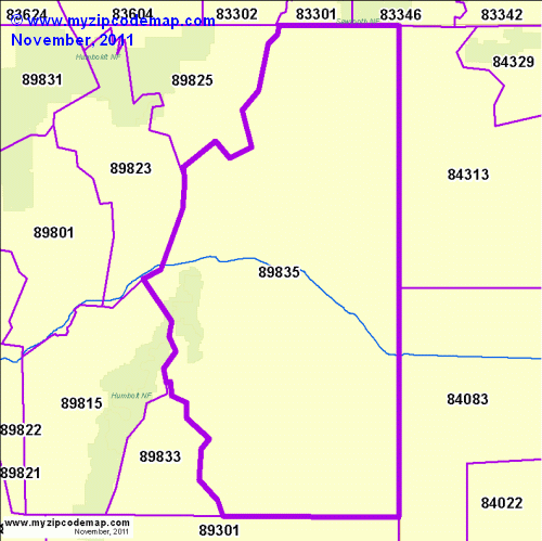 map of 89835