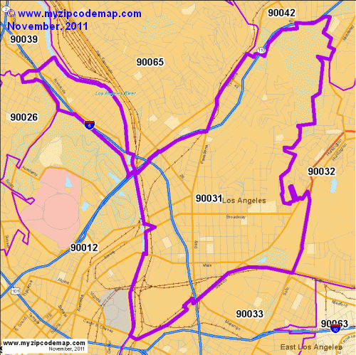 map of 90031