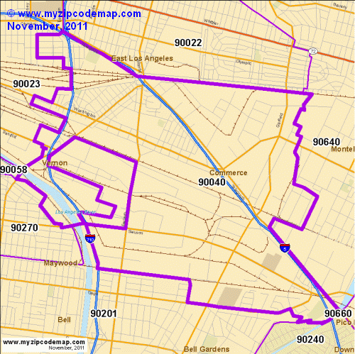 map of 90040