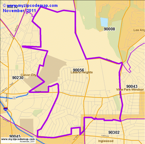 map of 90056