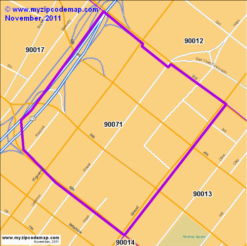map of 90071