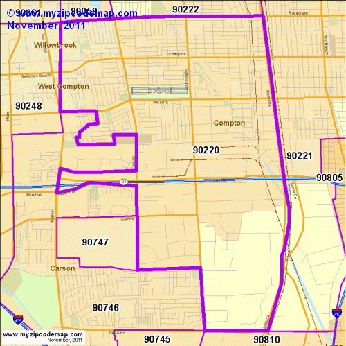 map of 90220