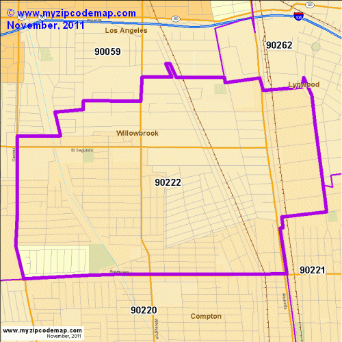 map of 90222