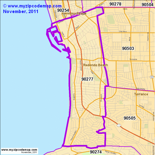 map of 90277