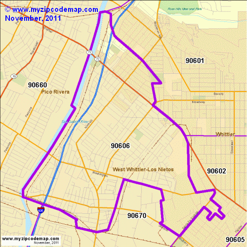 map of 90606