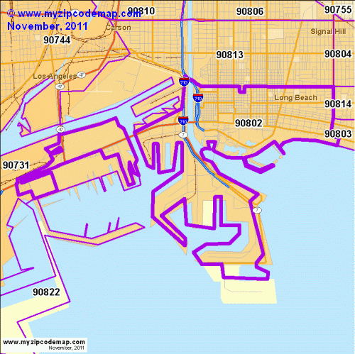 map of 90802