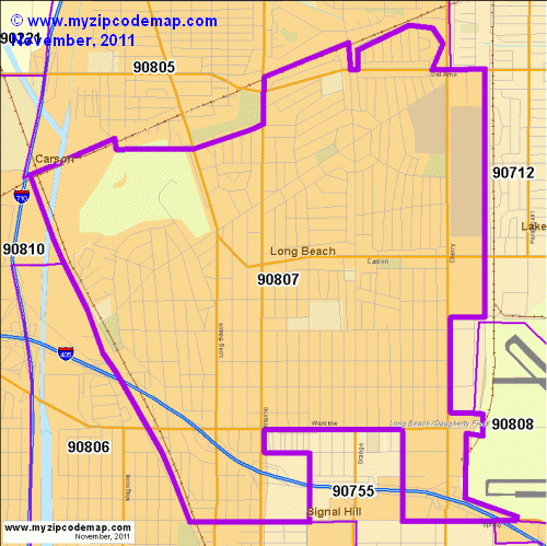 map of 90807