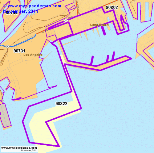 map of 90822