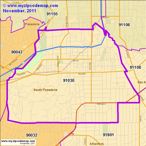 map of 91030