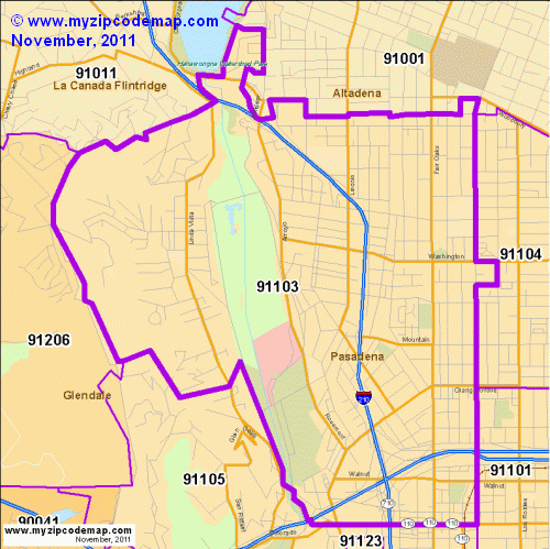 map of 91103