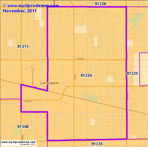 map of 91324