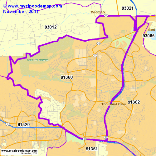 map of 91360