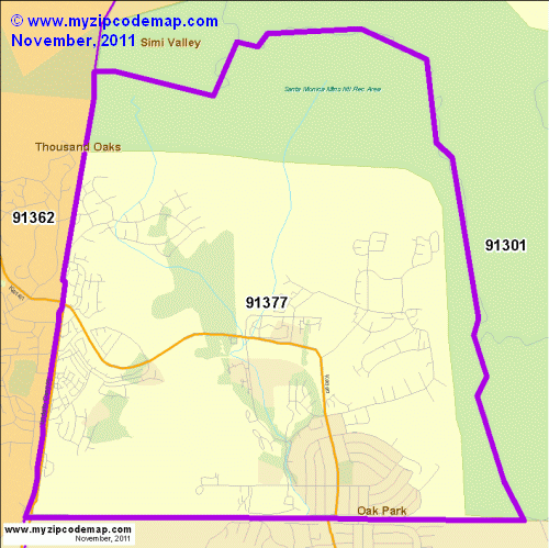 map of 91377