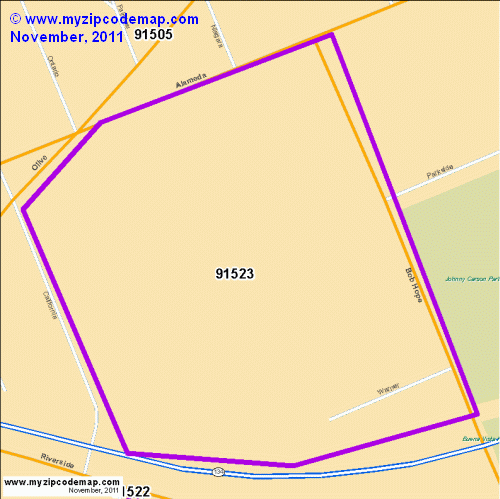 map of 91523
