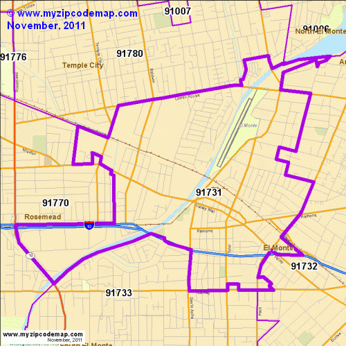map of 91731