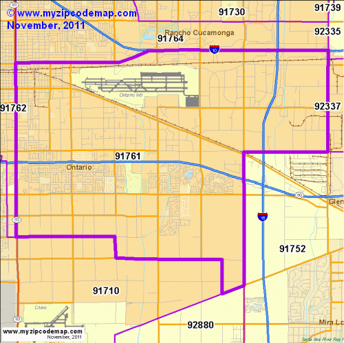 map of 91761