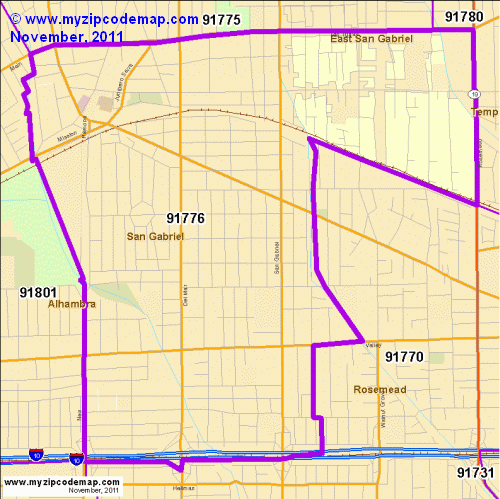 map of 91776
