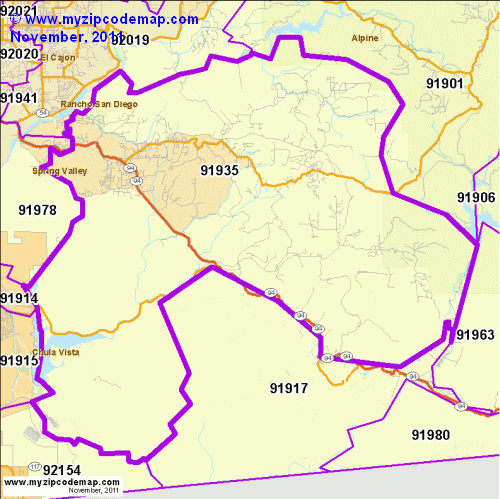 map of 91935