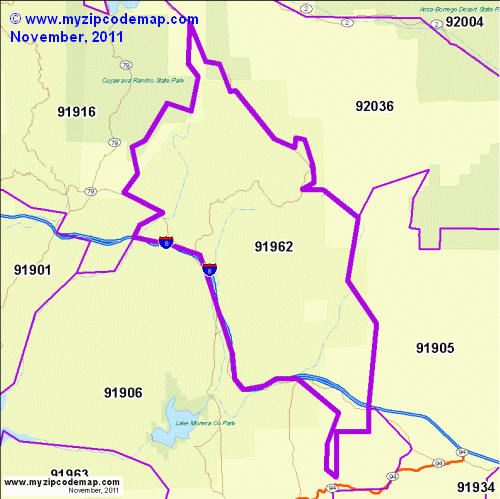 map of 91962