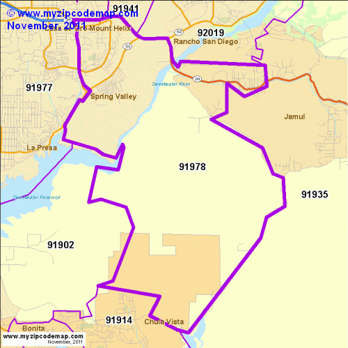 map of 91978