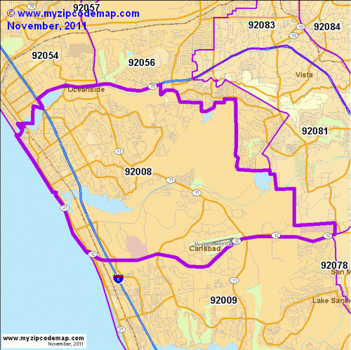 map of 92008