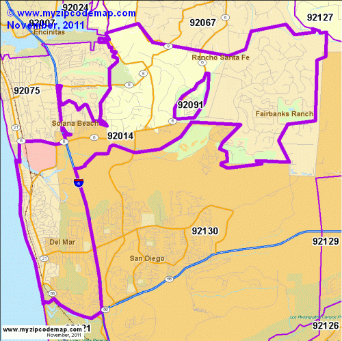 map of 92014