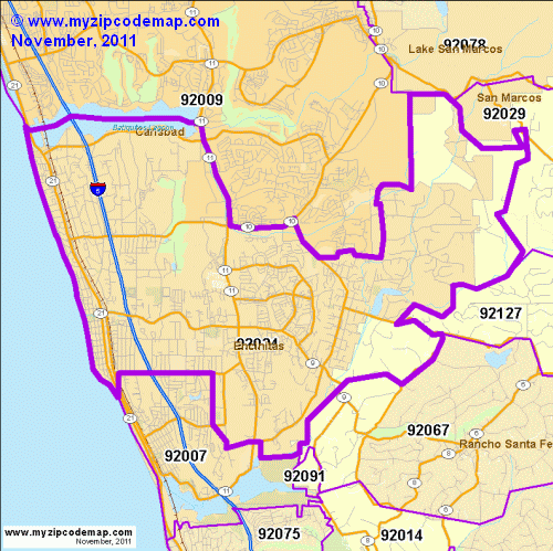 map of 92024