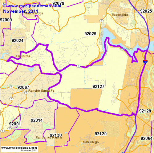 map of 92127