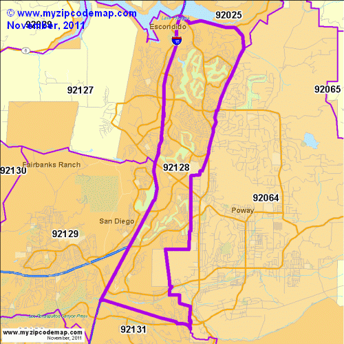 map of 92128