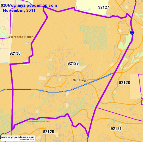 map of 92129
