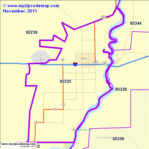 map of 92225