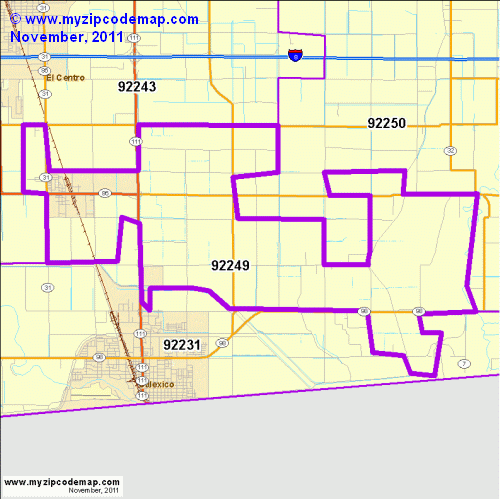 map of 92249
