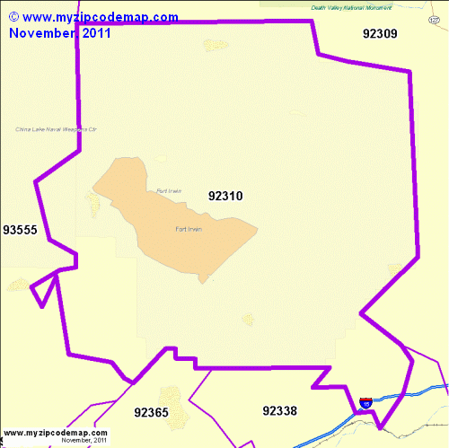map of 92310