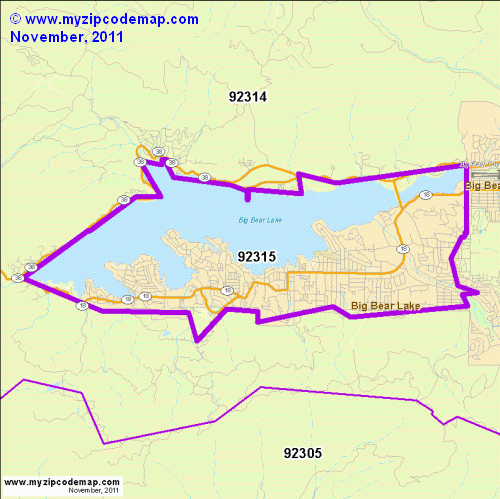 map of 92315