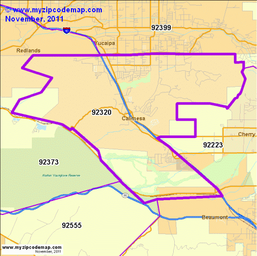 map of 92320