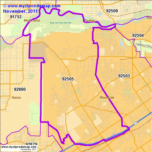 map of 92505