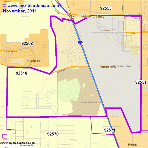 map of 92518